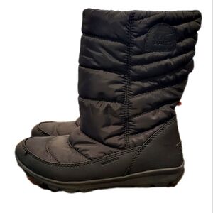 SOREL Women's Whitney Mid Pull On Winter Boots Black Size 8